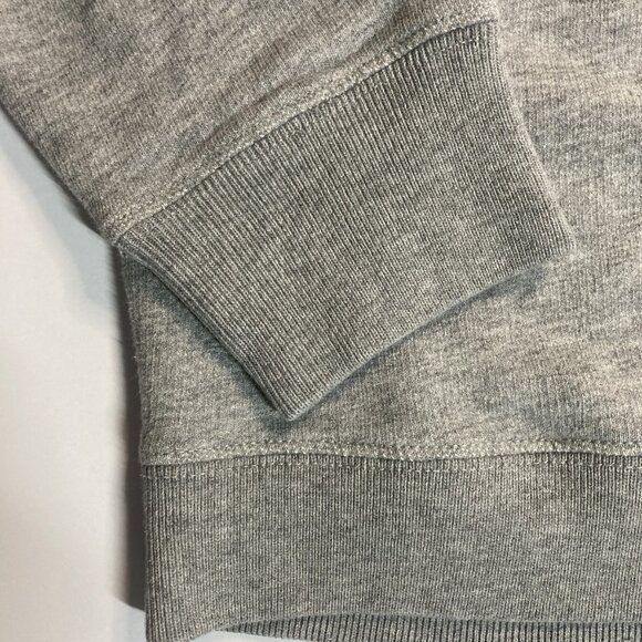 J Crew Size Extra Small (XS) French Colors Graphic Pullover Sweatshirt Gray Cott - Picture 3 of 5